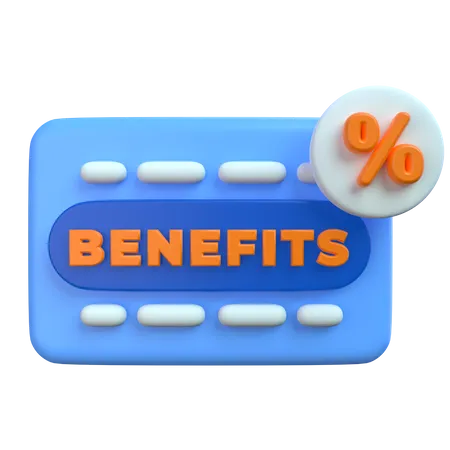 Employee Benefit  3D Icon