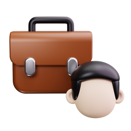 Employee Briefcase  3D Icon