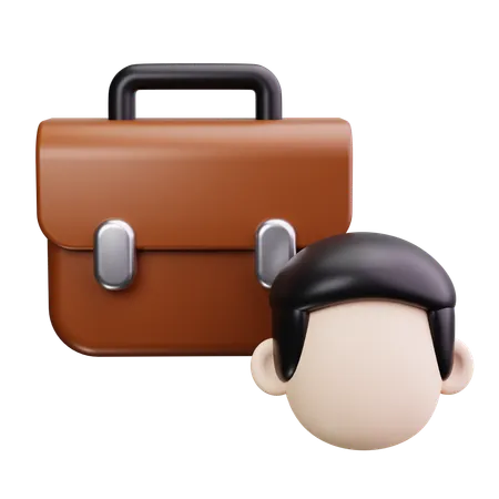 Employee Briefcase  3D Icon