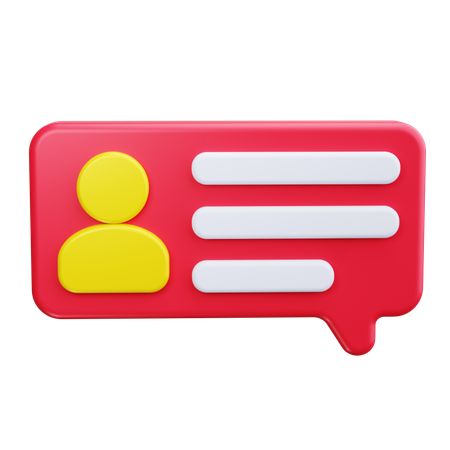 Employee Chat  3D Icon