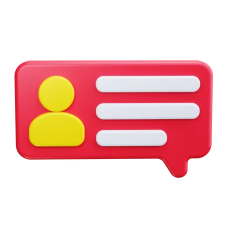 Employee Chat  3D Icon