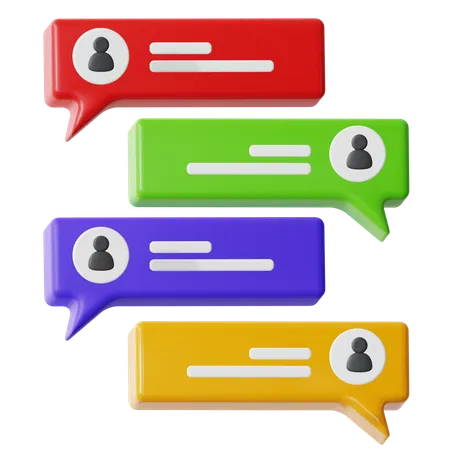 Employee Chat  3D Icon