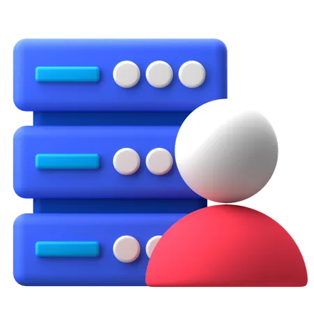 Employee Database  3D Icon