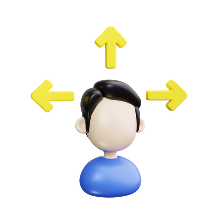 Employee direction  3D Icon
