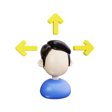 Employee direction  3D Icon