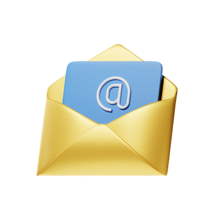 Employee Email  3D Icon