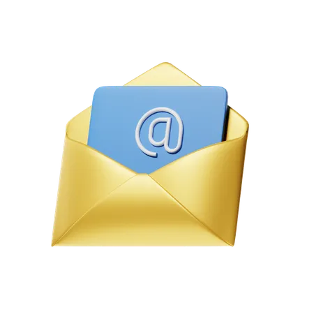 Employee Email  3D Icon