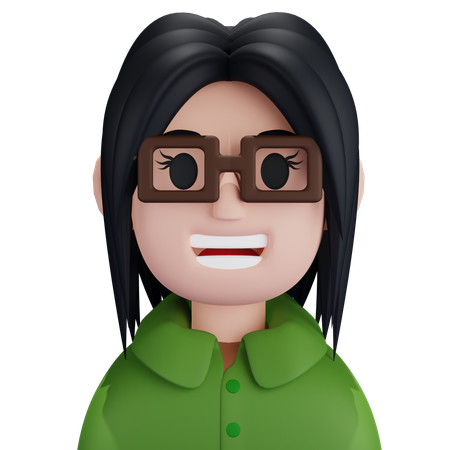 Employée féminine  3D Icon