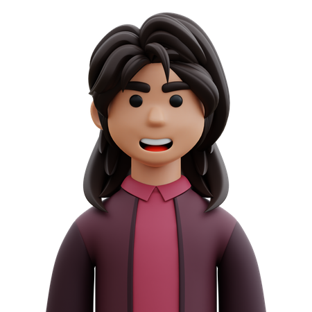 Employée féminine  3D Icon