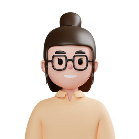 Employée féminine  3D Icon