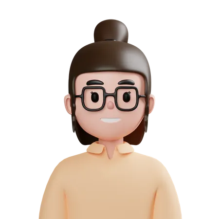 Employée féminine  3D Icon