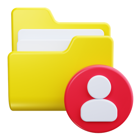 Employee Folder  3D Icon