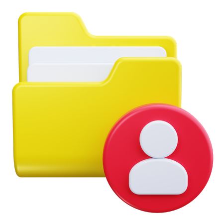 Employee Folder  3D Icon