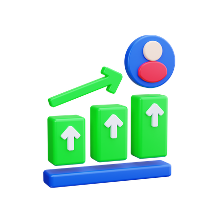 Employee Growth  3D Icon