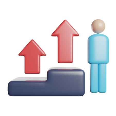Employee Growth  3D Icon