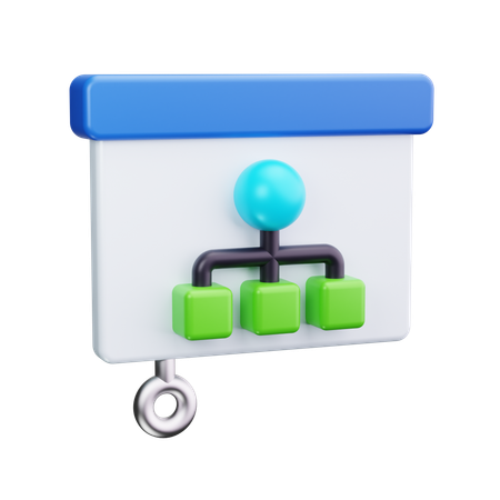 Employee hierarchy  3D Icon