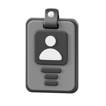 Employee Id  3D Icon