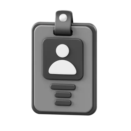 Employee Id  3D Icon