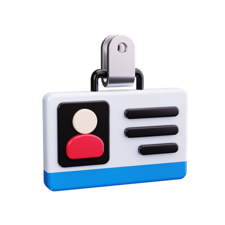 Employee Id  3D Icon