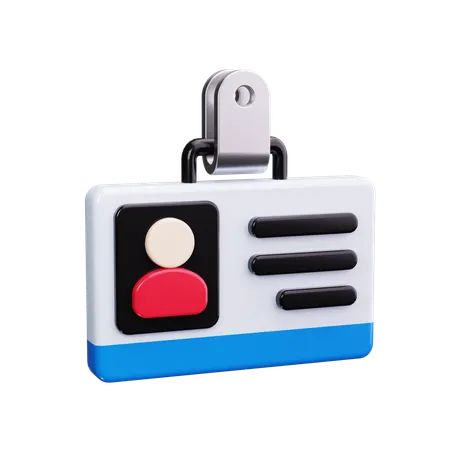 Employee Id  3D Icon