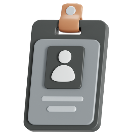Employee lanyard  3D Icon