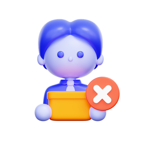 従業員の解雇  3D Icon