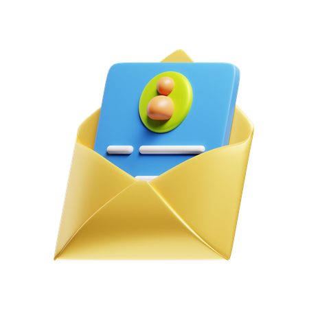 Employee Mail  3D Icon