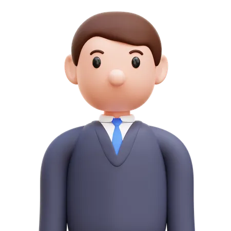 Employee Man 3D Icon