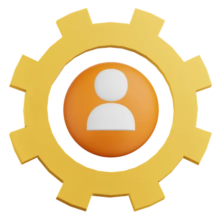 Employee Management  3D Icon