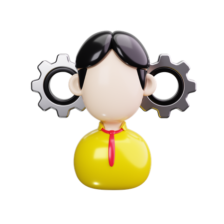 Employee Management  3D Icon