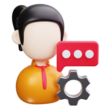 Employee Management  3D Icon