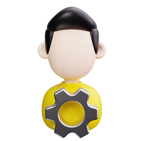 Employee Management  3D Icon