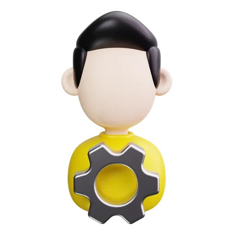 Employee Management  3D Icon