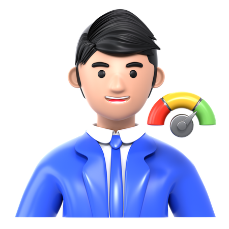 Employee Performance  3D Icon