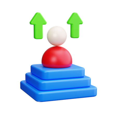 Employee Performance  3D Icon