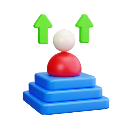 Employee Performance  3D Icon