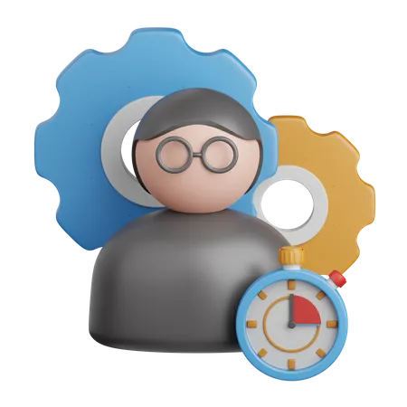 Employee Performance  3D Icon