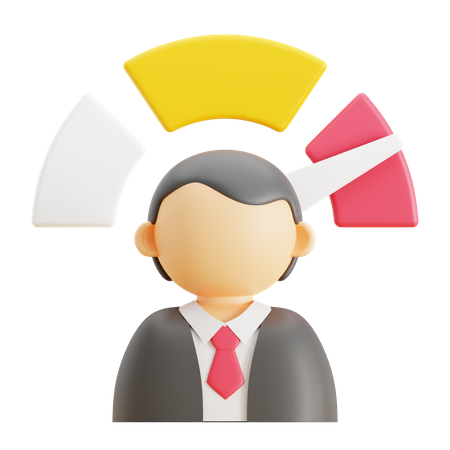 Employee Performance  3D Icon