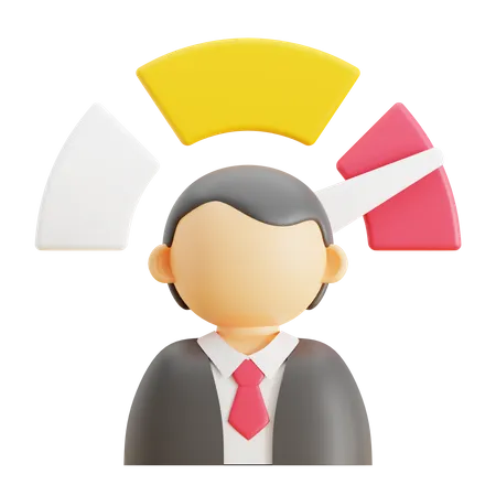 Employee Performance  3D Icon