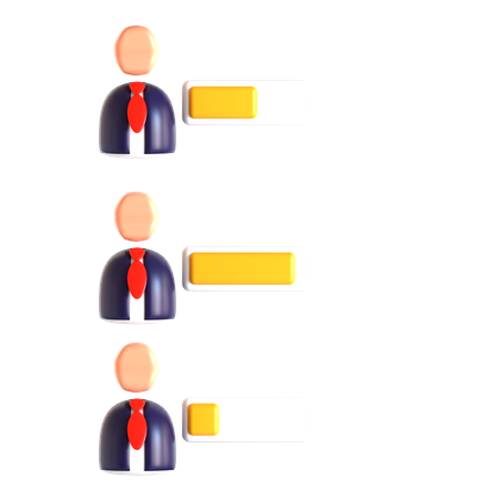 Employee Performance  3D Icon