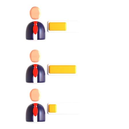 Employee Performance  3D Icon