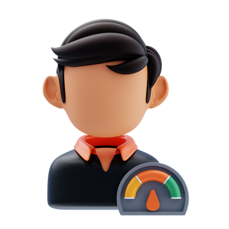 Employee Performance  3D Icon