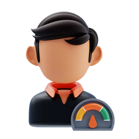 Employee Performance  3D Icon