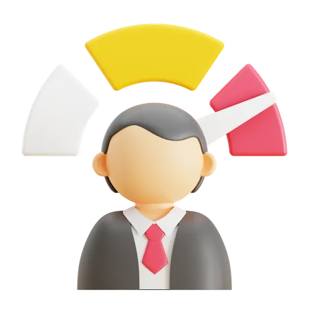 Employee Performance  3D Icon