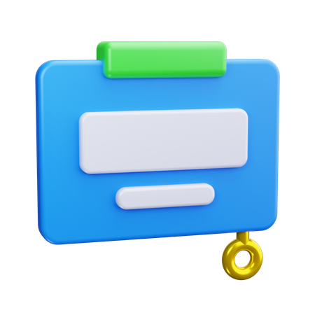 Employee presentation  3D Icon