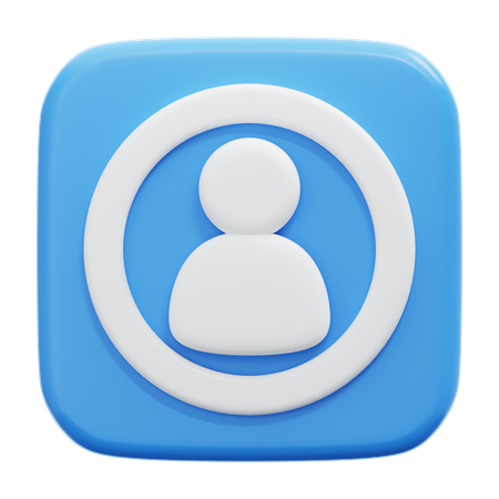 Employee Profile  3D Icon