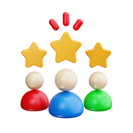 Employee Rating  3D Icon