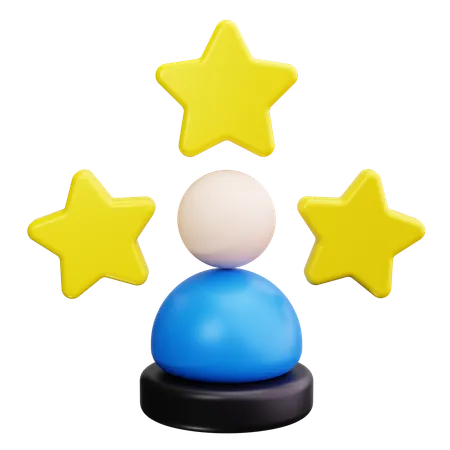 Employee Rating  3D Icon