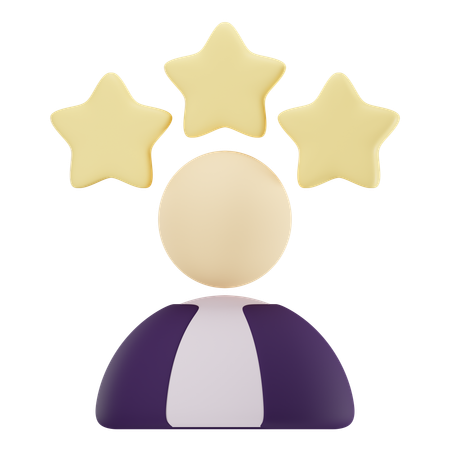 Employee Rating  3D Icon