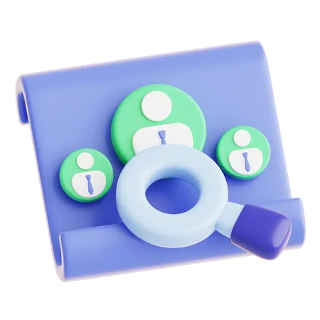 Employee recruitment  3D Icon